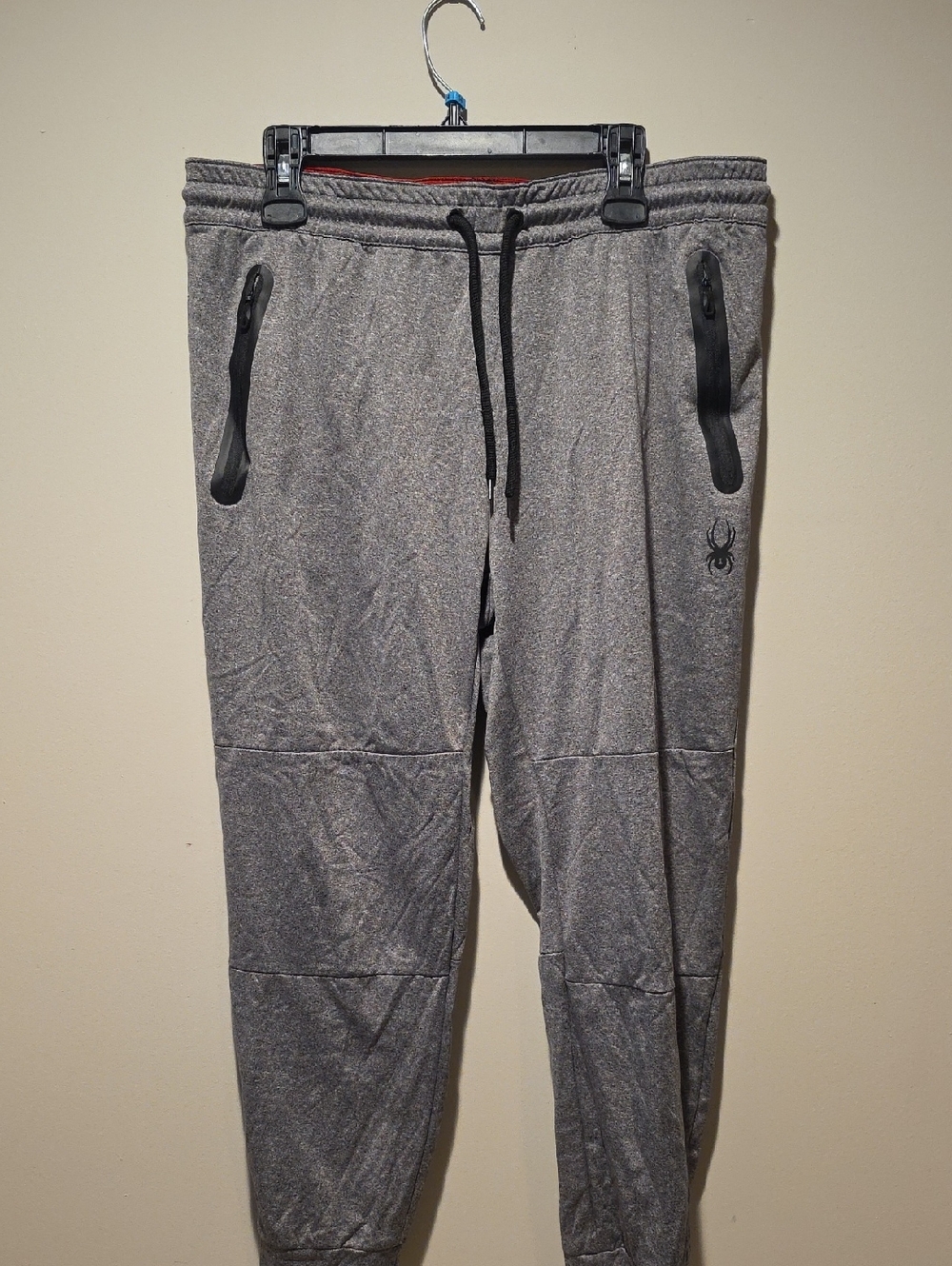 Spyder Gray Heather Tech Joggers with Black Accents